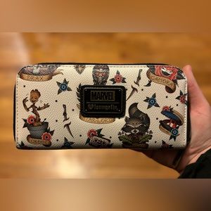 Loungefly Marvel Guardians of the Galaxy Tattoo Print Wallet